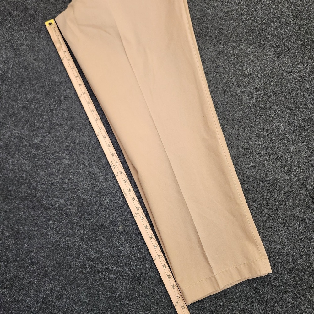 Brooks Brothers Mens 40x32 Khaki Advantage Chino Clark Casual Pants Office - Picture 6 of 10